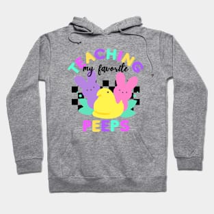 Easter Peeps Teacher Shirt Hoodie